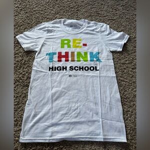 Hebru Brantley Re-Think Highschool T-Shirt Women Size XS New